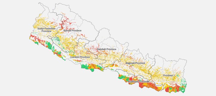 Preview of the Boron content layer for Nepal