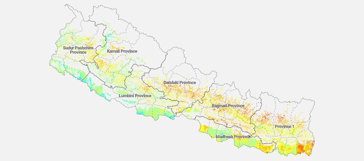 Preview of the Soil pH layer for Nepal