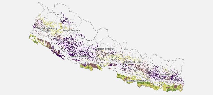 Preview of the Phosphate (P₂O₅) layer for Nepal