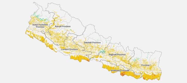 Preview of the Total nitrogen layer for Nepal