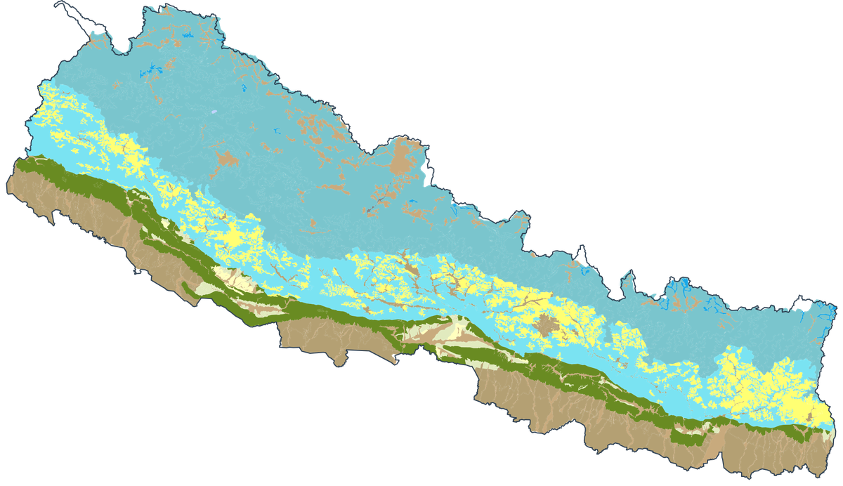 Parent soil map of Nepal